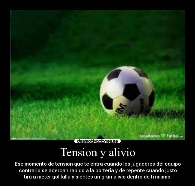Tension y alivio -