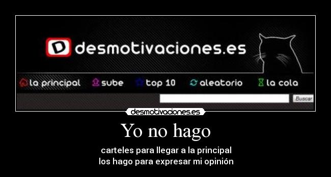 Yo no hago - 