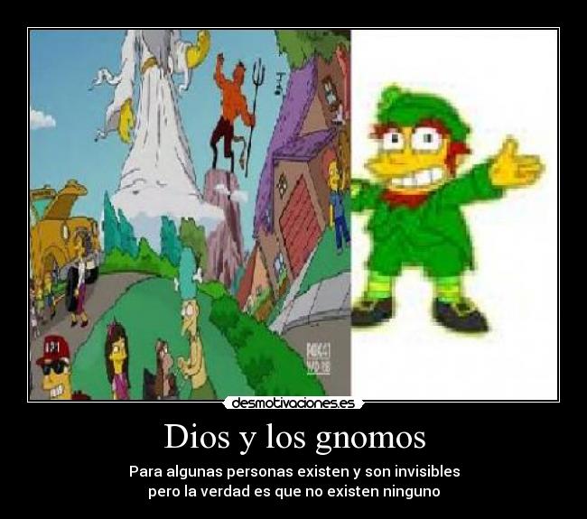 Dios y los gnomos -