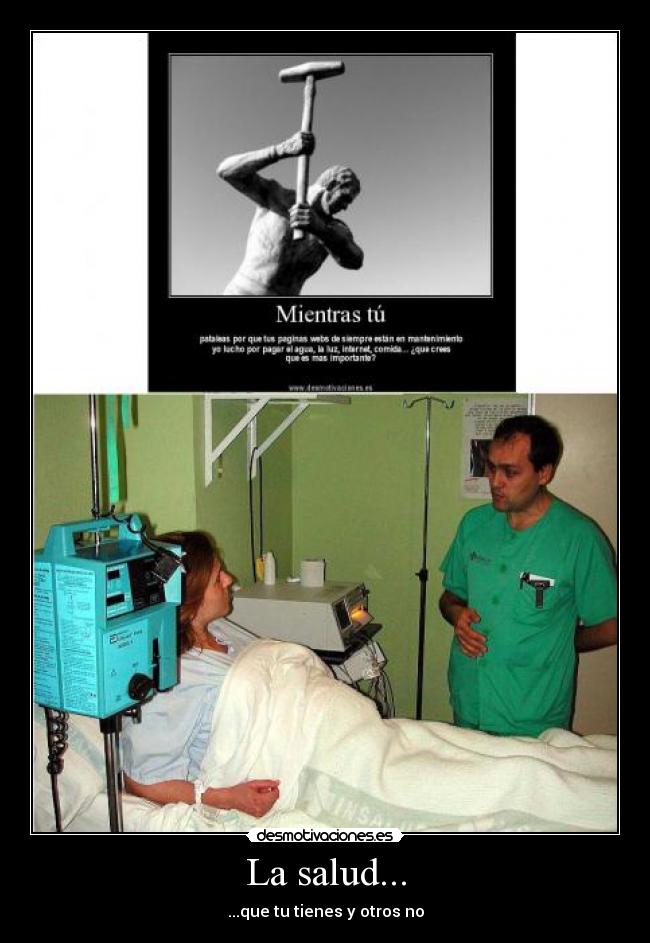 carteles salud importante desmotivaciones