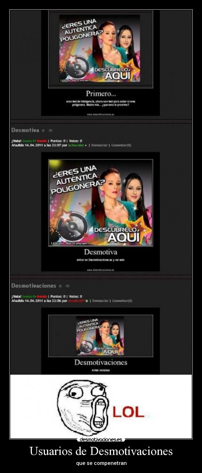 Usuarios de Desmotivaciones -