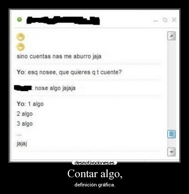 carteles contar algo desmotivaciones