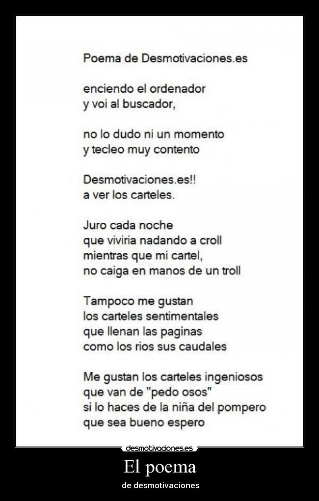 El poema - 