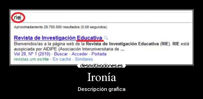 Ironía -