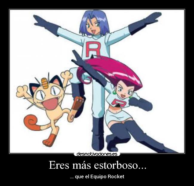 carteles pokemon equipo rocket desmotivaciones