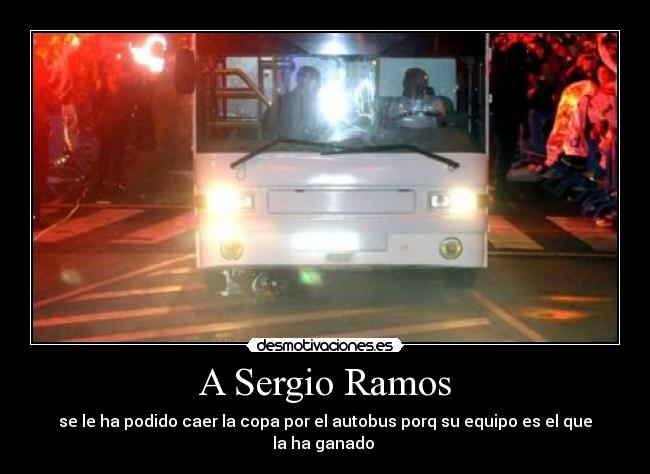 A Sergio Ramos -