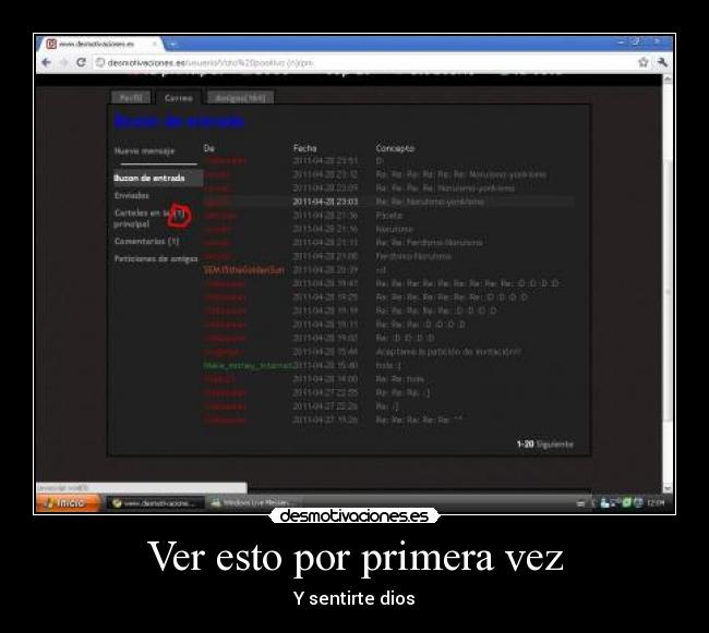 Ver esto por primera vez - 