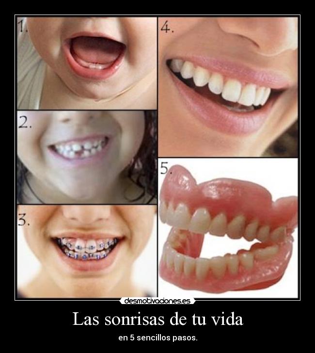 Las sonrisas de tu vida - en 5 sencillos pasos.