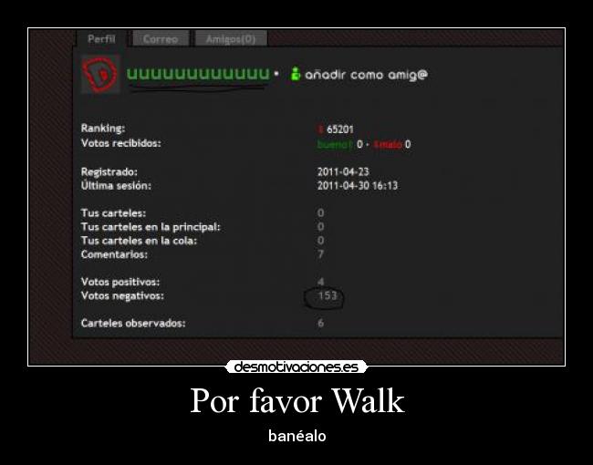 Por favor Walk -