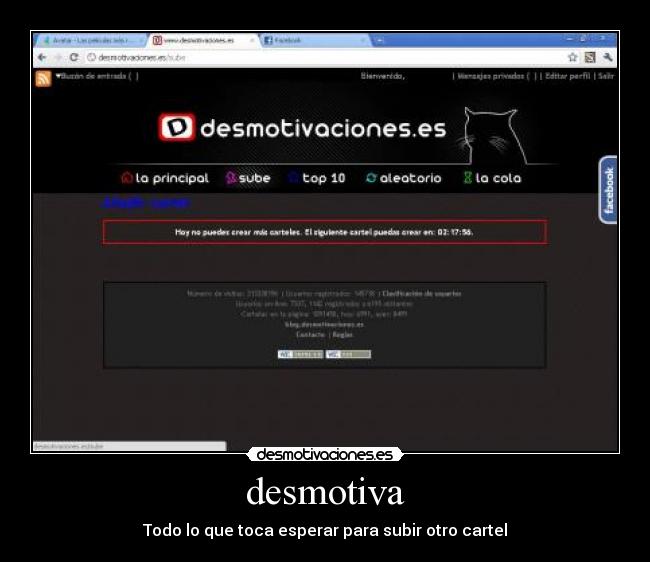 desmotiva - Todo lo que toca esperar para subir otro cartel