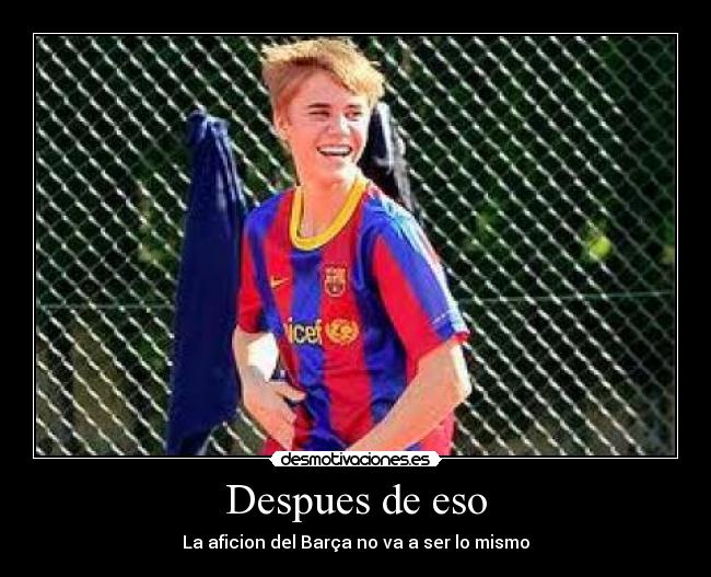 Despues de eso - La aficion del Barça no va a ser lo mismo