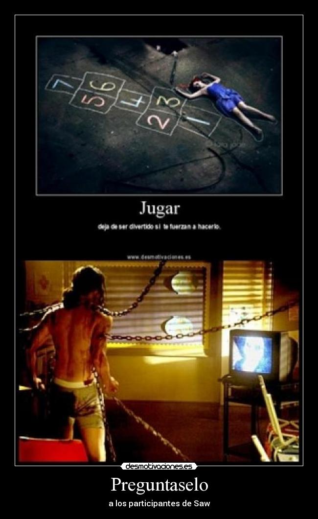 carteles saw desmotivaciones