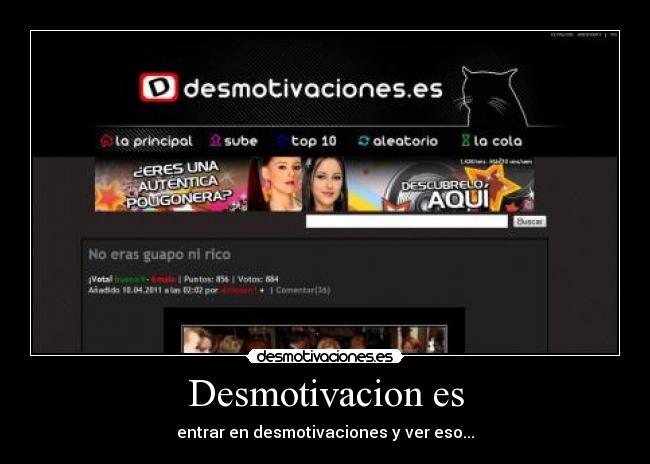 Desmotivacion es -