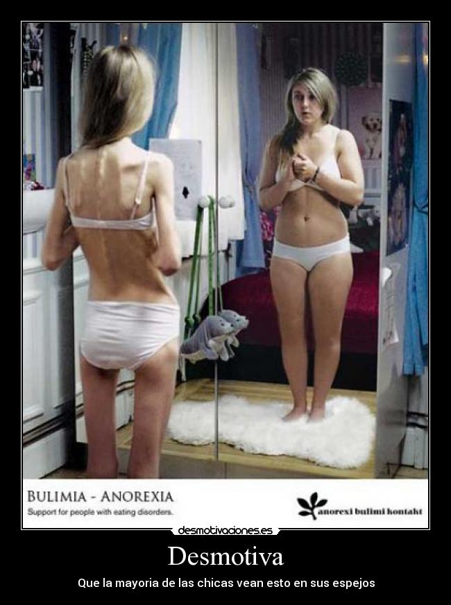 Desmotiva - Que la mayoria de las chicas vean esto en sus espejos