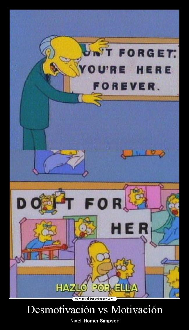 Desmotivación vs Motivación - 