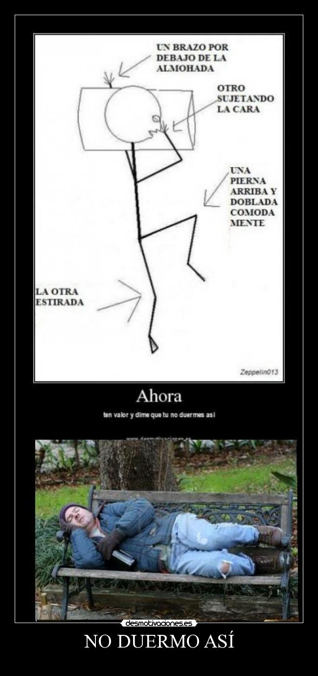 NO DUERMO ASÍ - 