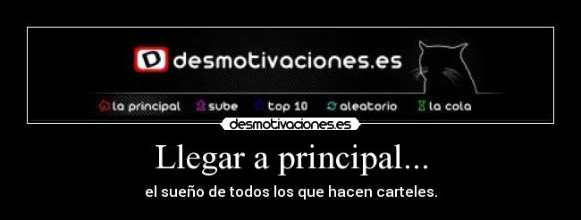 Llegar a principal... - 