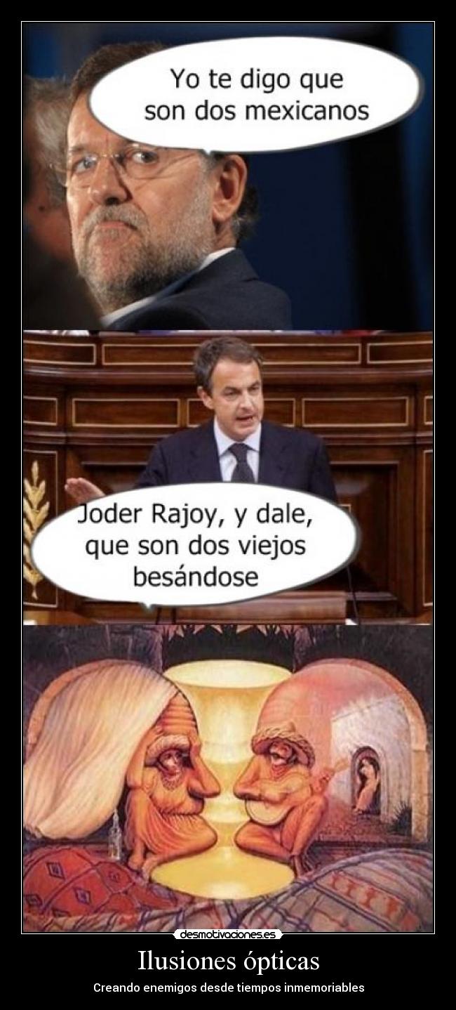 Ilusiones ópticas - Creando enemigos desde tiempos inmemoriables