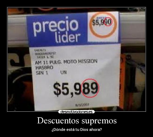 Descuentos supremos - 