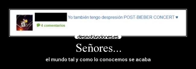 Señores... - 