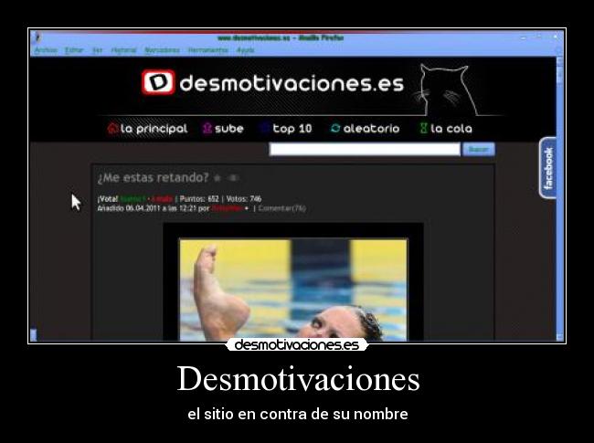 Desmotivaciones - el sitio en contra de su nombre