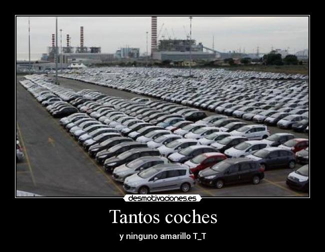 Tantos coches - 