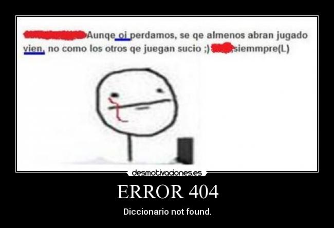 ERROR 404 - 