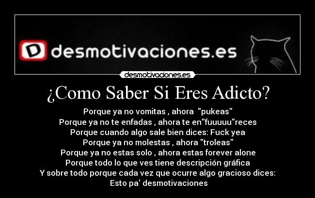 ¿Como Saber Si Eres Adicto? - 