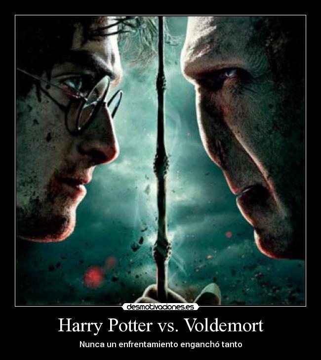 carteles nunca enfrentamiento engancho tanto harry potter voldemort desmotivaciones