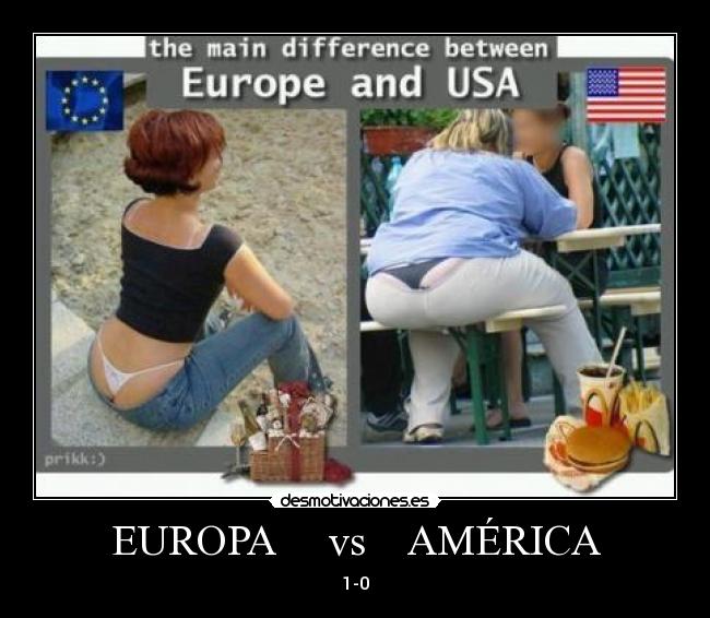 EUROPA vs AMÉRICA -