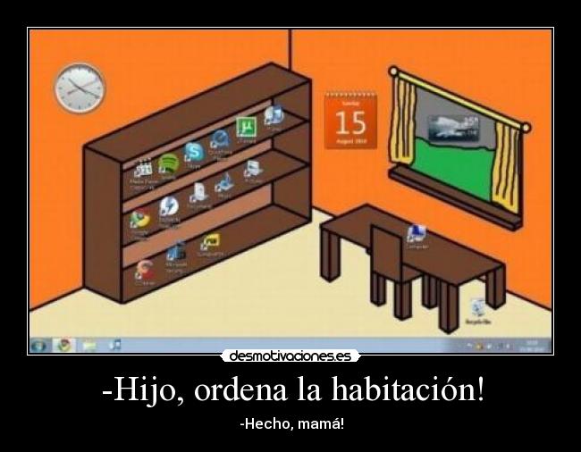 carteles hijo madre habitacion desmotivaciones