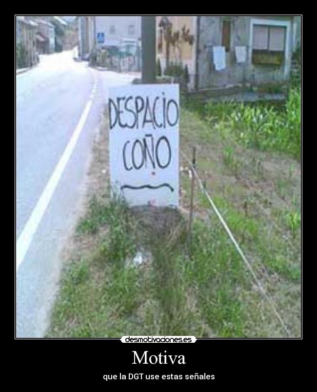 Motiva - que la DGT use estas señales