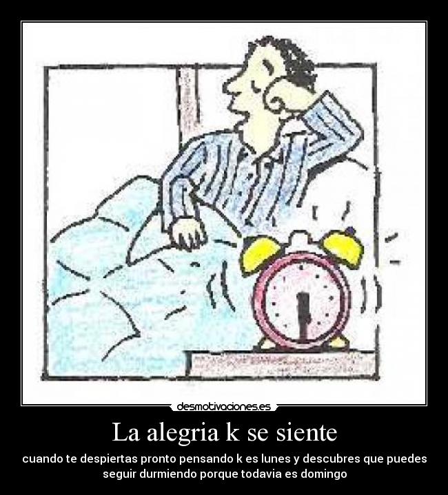 La alegria k se siente -