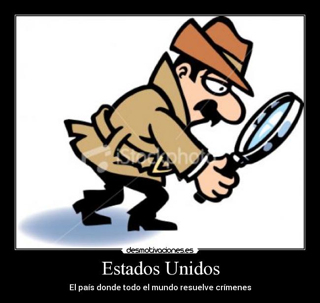 Estados Unidos - El país donde todo el mundo resuelve crímenes