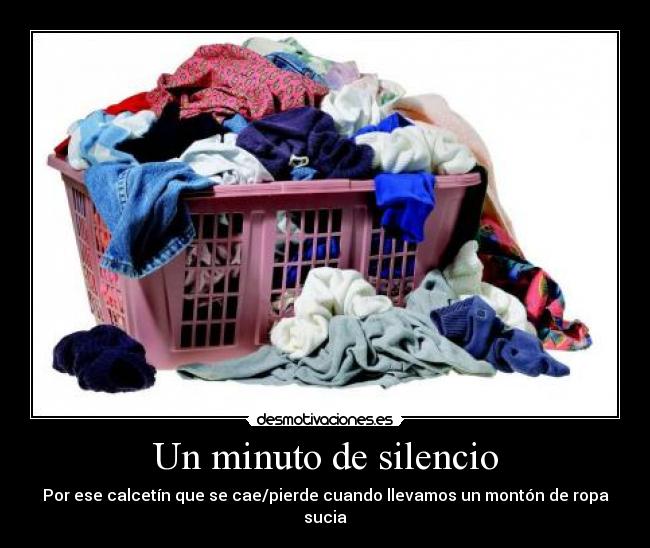 Un minuto de silencio -