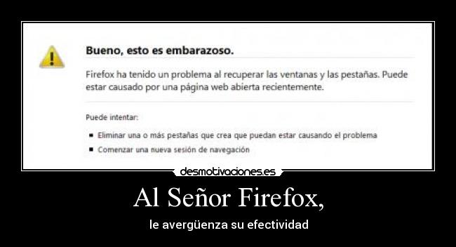 Al Señor Firefox, - 