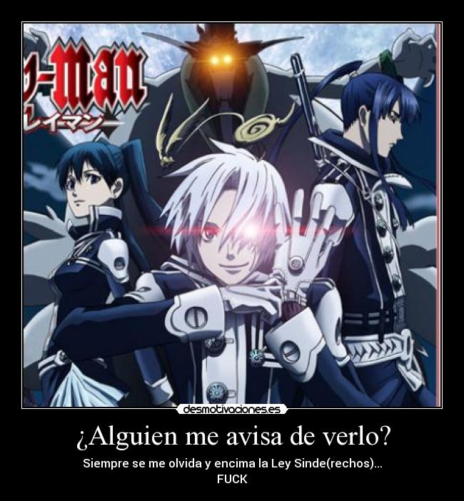 ¿Alguien me avisa de verlo? - Siempre se me olvida y encima la Ley Sinde(rechos)...
FUCK