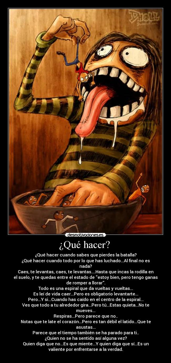 ¿Qué hacer? -