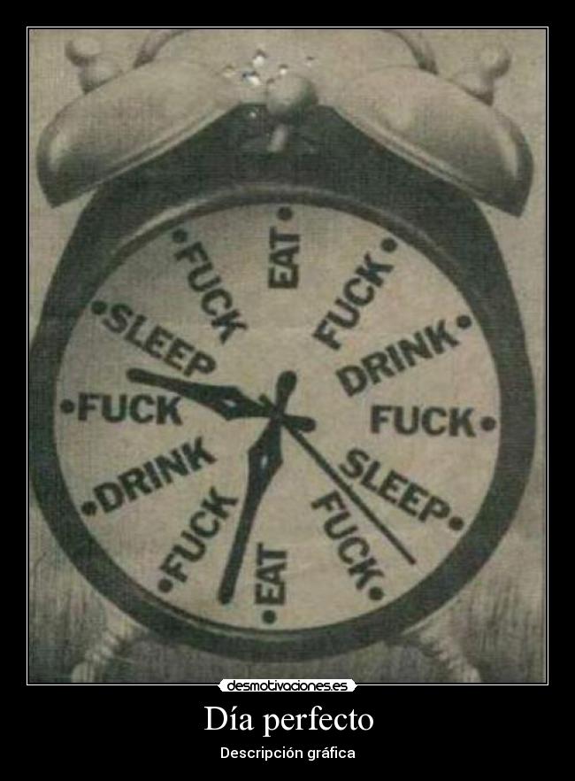 Día perfecto - Descripción gráfica