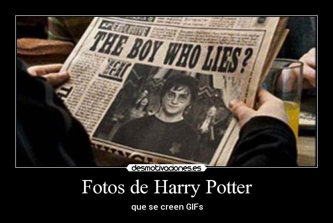 Fotos de Harry Potter - que se creen GIFs