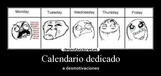 Calendario dedicado -