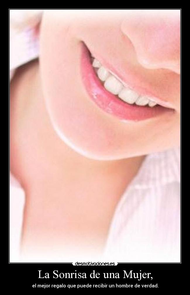 La Sonrisa de una Mujer, - 