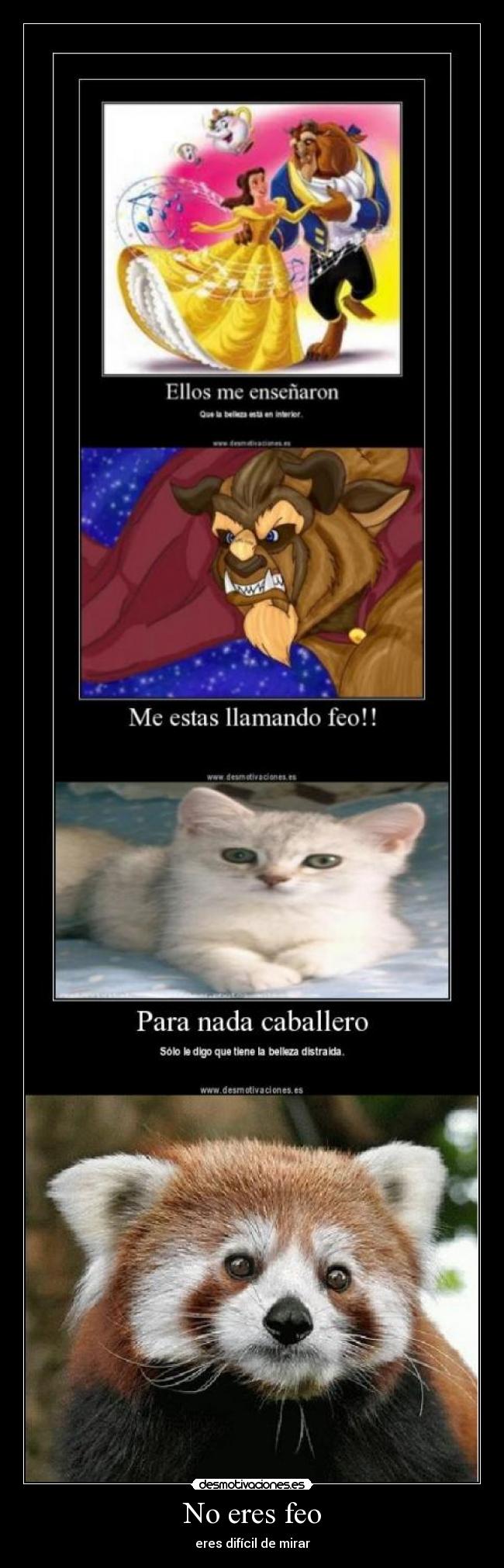 No eres feo - eres difícil de mirar