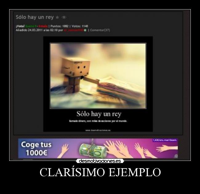 CLARÍSIMO EJEMPLO - 