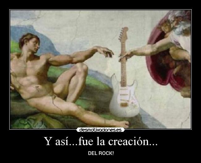 Y así...fue la creación... -