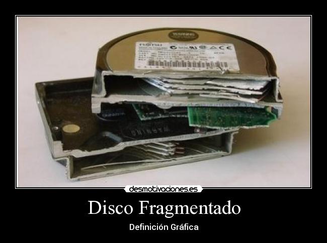 Disco Fragmentado - Definición Gráfica