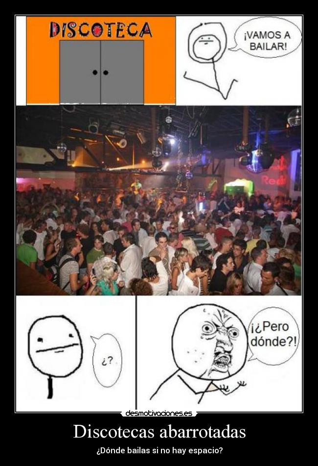 Discotecas abarrotadas -