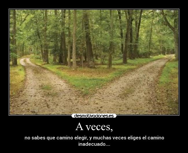 A veces, - 