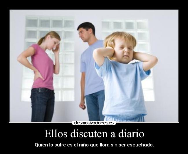 Ellos discuten a diario -