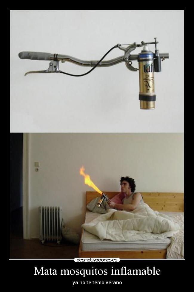 Mata mosquitos inflamable - ya no te temo verano